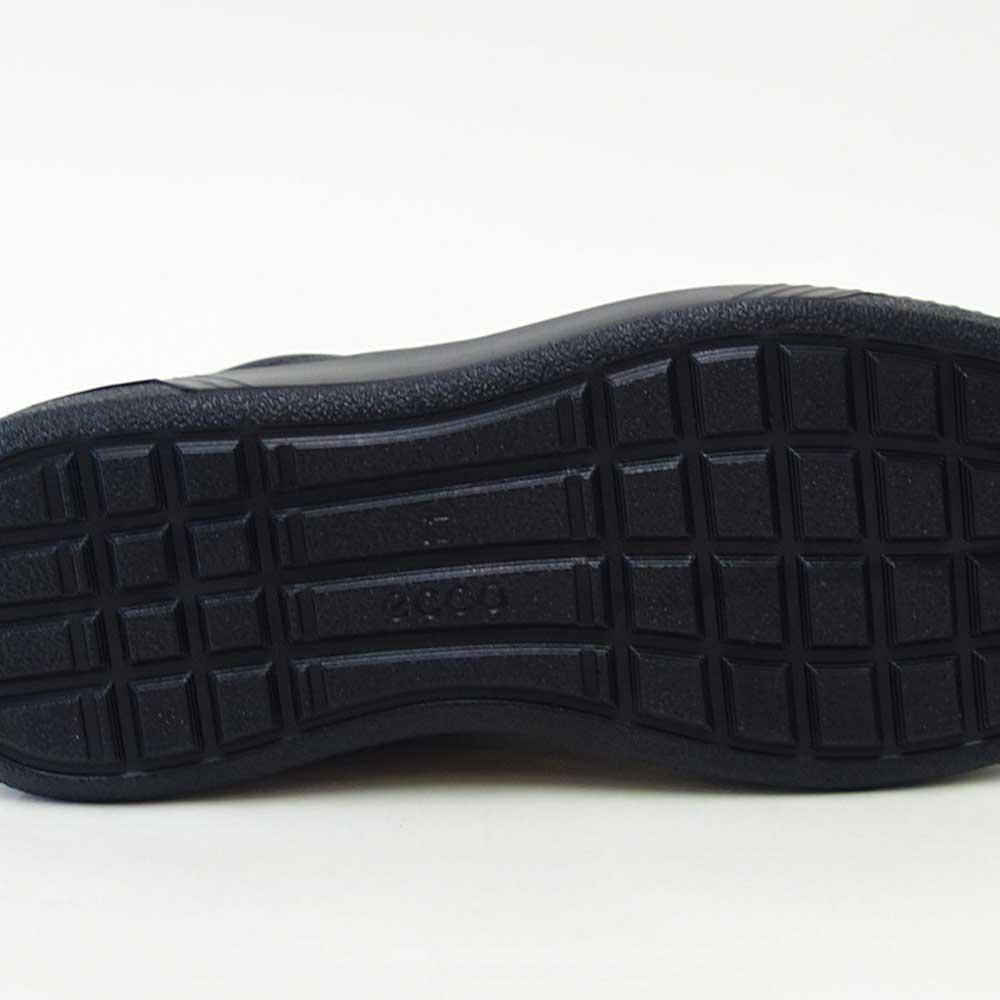 エコーECCOMOVEMSNEAKER55160401001ブラック（メンズ）快適な履き心地のレザースニーカーレースアップウォーキングシューズ旅行「靴」