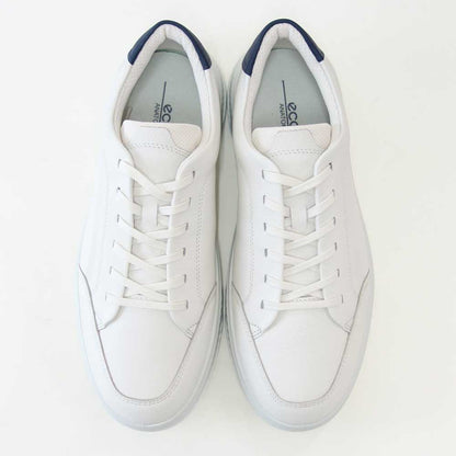 エコーECCOMOVEMSNEAKER55160451293ホワイト（メンズ）快適な履き心地のレザースニーカーレースアップウォーキングシューズ旅行「靴」