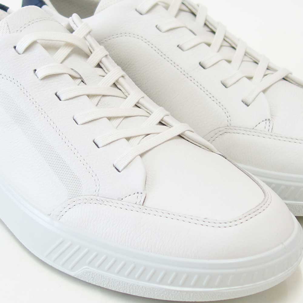 エコーECCOMOVEMSNEAKER55160451293ホワイト（メンズ）快適な履き心地のレザースニーカーレースアップウォーキングシューズ旅行「靴」