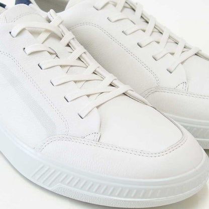 エコーECCOMOVEMSNEAKER55160451293ホワイト（メンズ）快適な履き心地のレザースニーカーレースアップウォーキングシューズ旅行「靴」