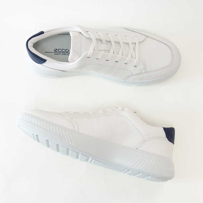 エコーECCOMOVEMSNEAKER55160451293ホワイト（メンズ）快適な履き心地のレザースニーカーレースアップウォーキングシューズ旅行「靴」
