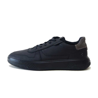 エコー ECCO MOVE M SNEAKER 55162452012 ブラック（メンズ） 快適な履き心地のレザースニーカー  レースアップ ウォーキングシューズ 旅行「靴」