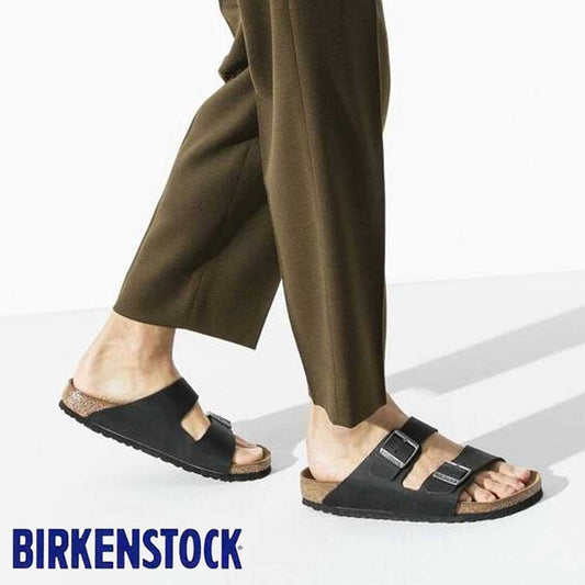 BIRKENSTOCKビルケンシュトックARIZONA（アリゾナ）ブラック552111（レギュラーフィット幅広）天然皮革メンズサンダルビルコフロー「靴」