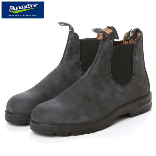 ブランドストーン Blundstone BS587 056 （ユニセックス） ラスティックブラック（オイルレザー） 「靴」