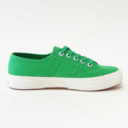 スペルガSUPERGA2750-COTUCLASSIC（ユニセックス）ILDグリーン/FAVORIO(5s000010axr)ナチュラルなキャンバススニーカーレディース「靴」