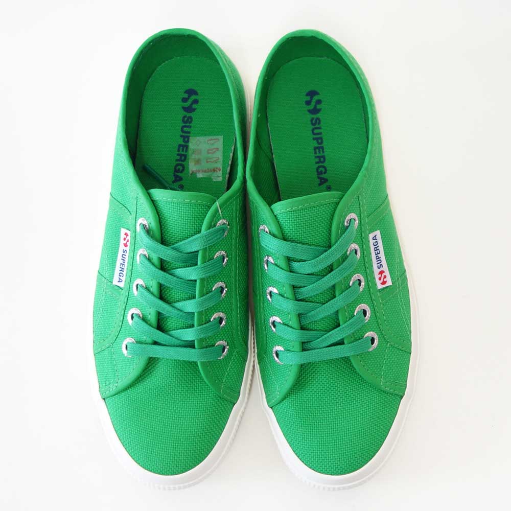 スペルガSUPERGA2750-COTUCLASSIC（ユニセックス）ILDグリーン/FAVORIO(5s000010axr)ナチュラルなキャンバススニーカーレディース「靴」