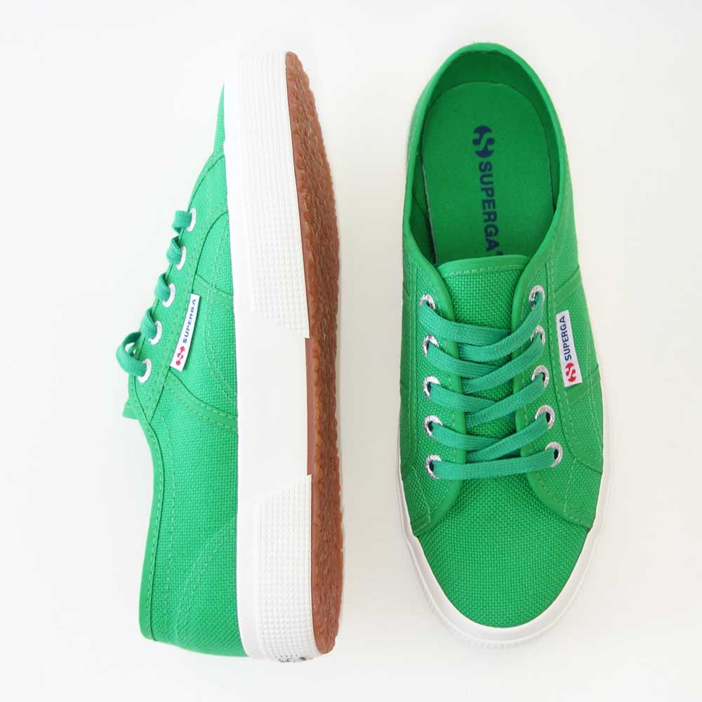 スペルガSUPERGA2750-COTUCLASSIC（ユニセックス）ILDグリーン/FAVORIO(5s000010axr)ナチュラルなキャンバススニーカーレディース「靴」