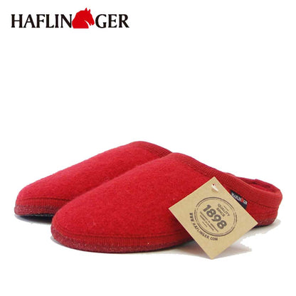 ハフリンガー HAFLINGER クヌート  61109103 レッド（ユニセックス） 足をやさしく包み込む快適ルームシューズ  正規輸入品「靴」