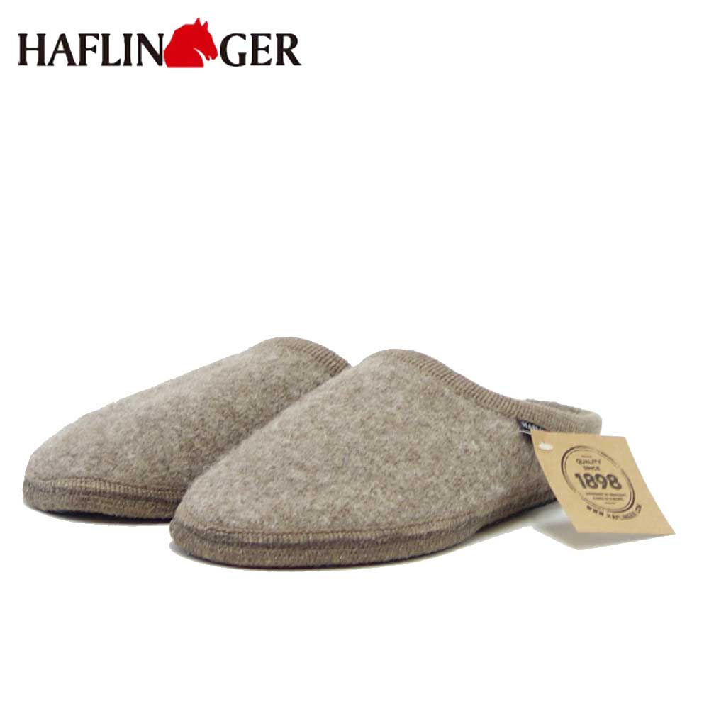 ハフリンガー HAFLINGER クヌート  61109116 ウッドスモーク（ユニセックス） 足をやさしく包み込む快適ルームシューズ  正規輸入品「靴」