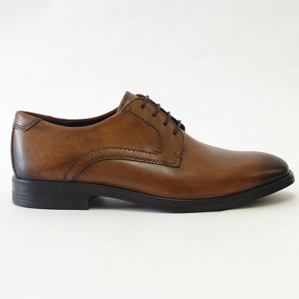 エコー ECCO MELBOURNE Plain Toe Tie  621634 アンバー（メンズ）上質レザーのビジネスシューズ プレーントゥ レースアップ「靴」