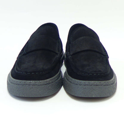 FRED PERRY フレッドペリー  B 6315 102（ユニセックス）Dawson Loafer Suede （ダーソン） カラー：ブラック ローファー スリッポン スエードレザー ポルトガル製 「靴」