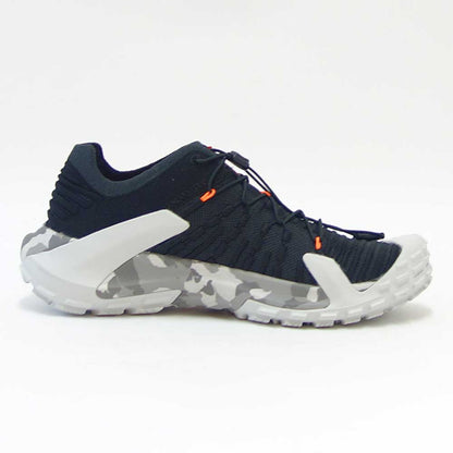 MAMMUT マムート Hueco Knit II Low Men 302006460（メンズ）カラー：black-light ice gray (00720) アウトドアスニーカー ウォーキングシューズ ハイキングシューズ「靴」