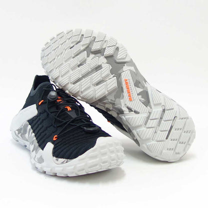 MAMMUT マムート Hueco Knit II Low Women 302006470（レディース）カラー：black-light ice gray (00720) アウトドアスニーカー ウォーキングシューズ ハイキングシューズ「靴」