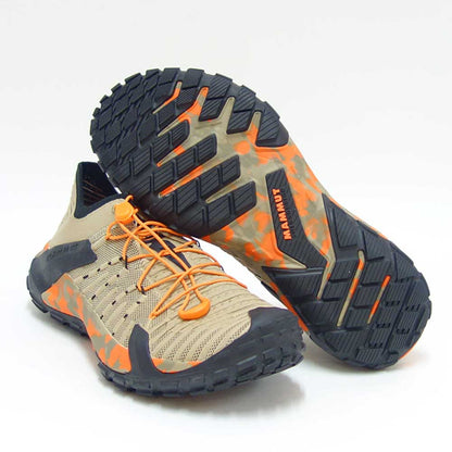 MAMMUT マムート Hueco Knit II Low Men 302006460（メンズ）カラー：savannah-black (7521) アウトドアスニーカー ウォーキングシューズ ハイキングシューズ「靴」