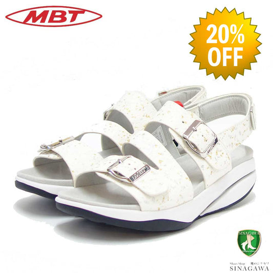 【SALE 20%OFF】 MBT エムビーティー LENA ホワイト 70302616f（レディース）天然皮革 サンダル ウォーキング トレーニング スニーカー 「靴」