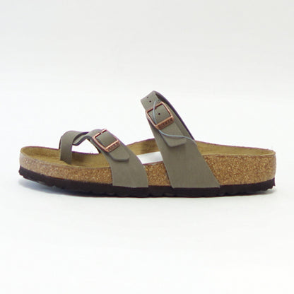 BIRKENSTOCK ビルケンシュトック MAYARI（マヤリ）Nubuck Stone 0071071 （レギュラーフィット 幅広） レディース サンダル ミュール クロッグ コンフォート ドイツ製「正規品」 「靴」