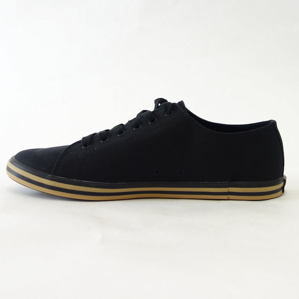 FRED PERRY フレッドペリー B7259（ユニセックス）KINGSTON TWILL  カラー：ブラック（157）  コットンスニーカー  テニスシューズ「靴」