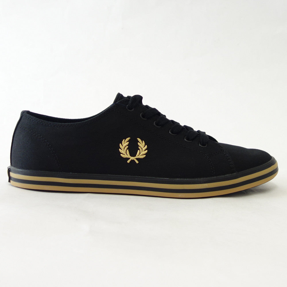 FRED PERRY フレッドペリー B7259（ユニセックス）KINGSTON TWILL  カラー：ブラック（157）  コットンスニーカー  テニスシューズ「靴」