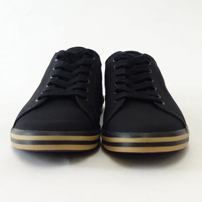 FRED PERRY フレッドペリー B7259（ユニセックス）KINGSTON TWILL  カラー：ブラック（157）  コットンスニーカー  テニスシューズ「靴」