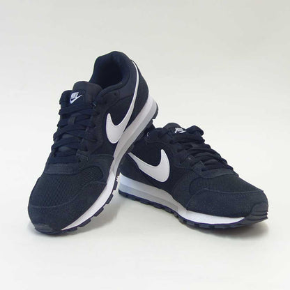 NIKEナイキウィメンズMDランナー749869018ブラック/ホワイト（レディース）スエードスニーカースポーツシューズ「靴」