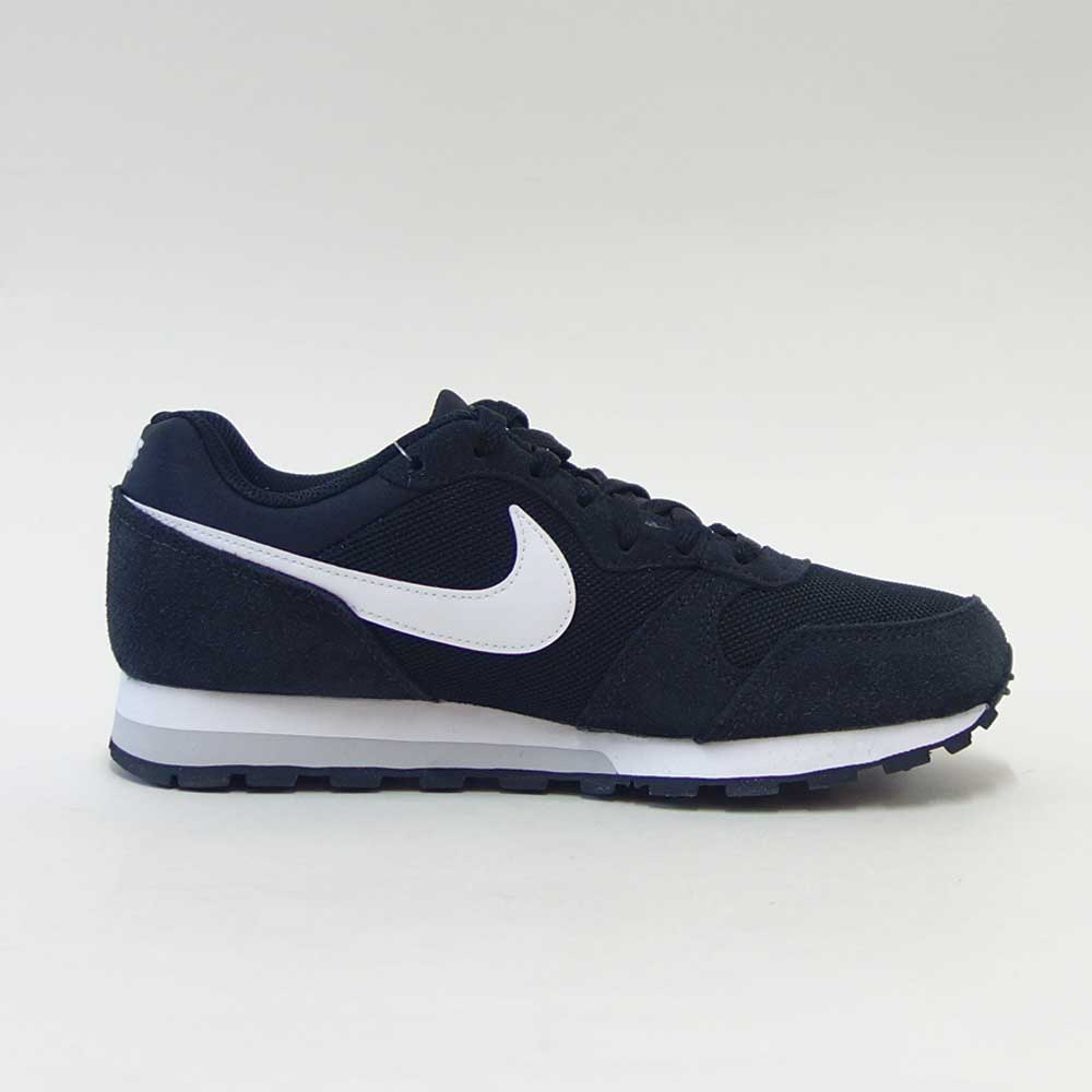 NIKEナイキウィメンズMDランナー749869018ブラック/ホワイト（レディース）スエードスニーカースポーツシューズ「靴」