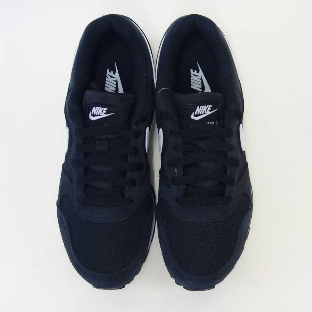 NIKEナイキウィメンズMDランナー749869018ブラック/ホワイト（レディース）スエードスニーカースポーツシューズ「靴」