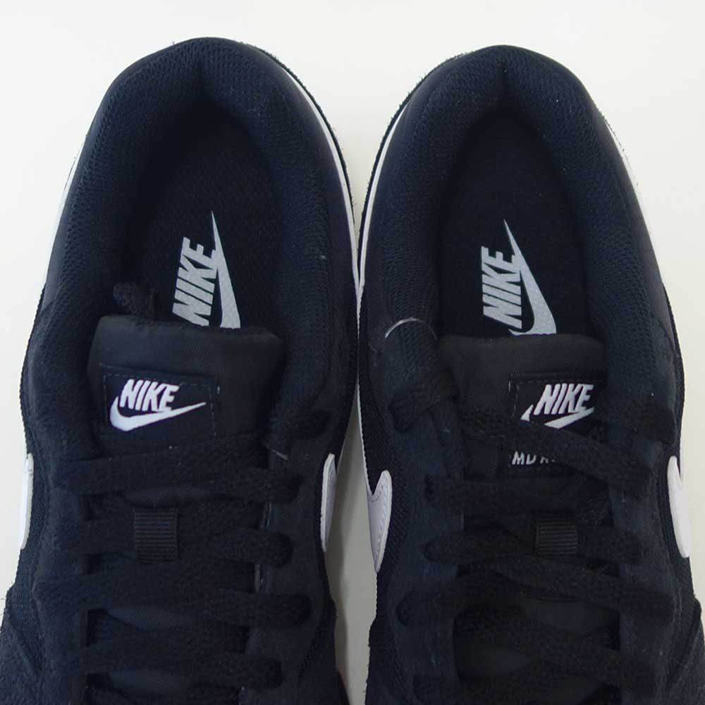 NIKEナイキウィメンズMDランナー749869018ブラック/ホワイト（レディース）スエードスニーカースポーツシューズ「靴」
