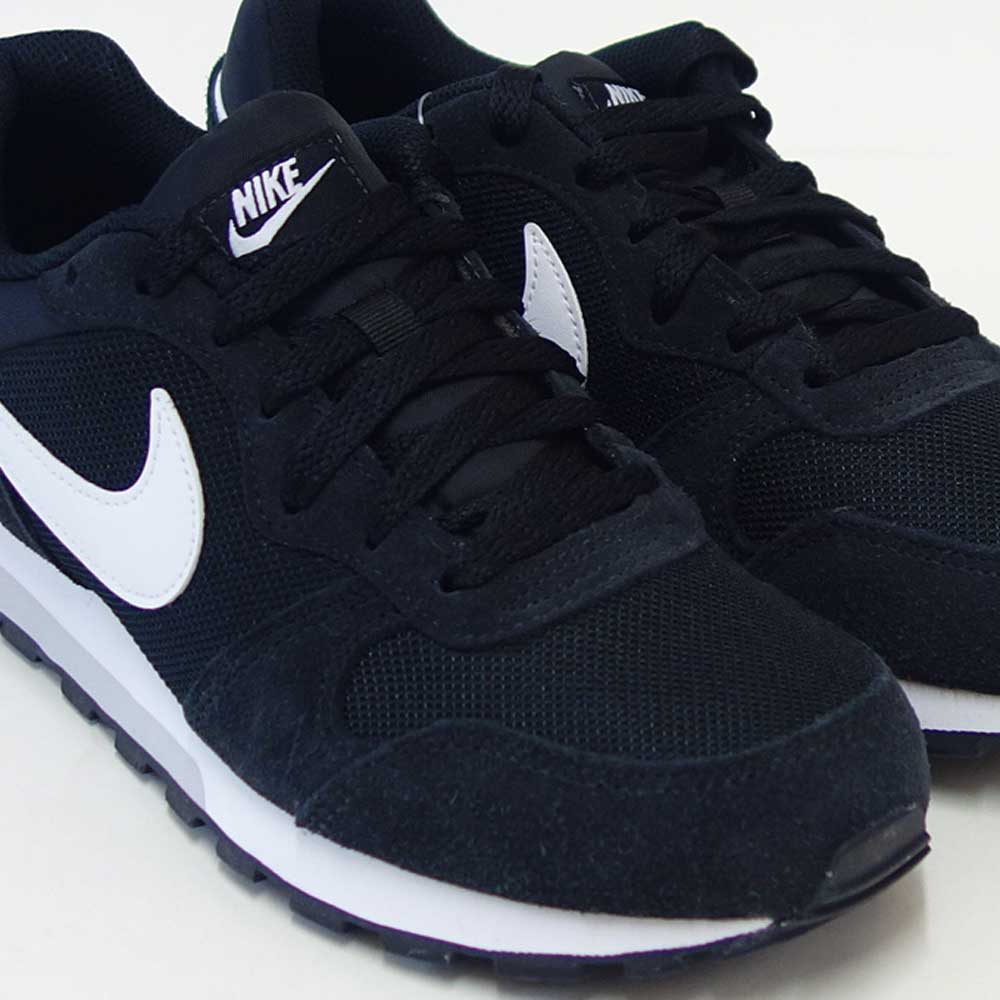 NIKEナイキウィメンズMDランナー749869018ブラック/ホワイト（レディース）スエードスニーカースポーツシューズ「靴」