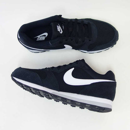 NIKEナイキウィメンズMDランナー749869018ブラック/ホワイト（レディース）スエードスニーカースポーツシューズ「靴」