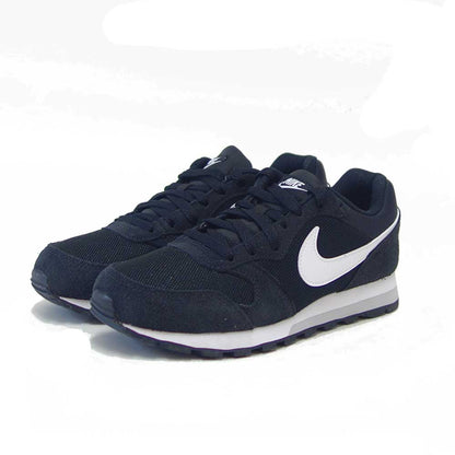 NIKEナイキウィメンズMDランナー749869018ブラック/ホワイト（レディース）スエードスニーカースポーツシューズ「靴」
