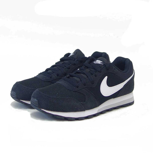 NIKEナイキウィメンズMDランナー749869018ブラック/ホワイト（レディース）スエードスニーカースポーツシューズ「靴」