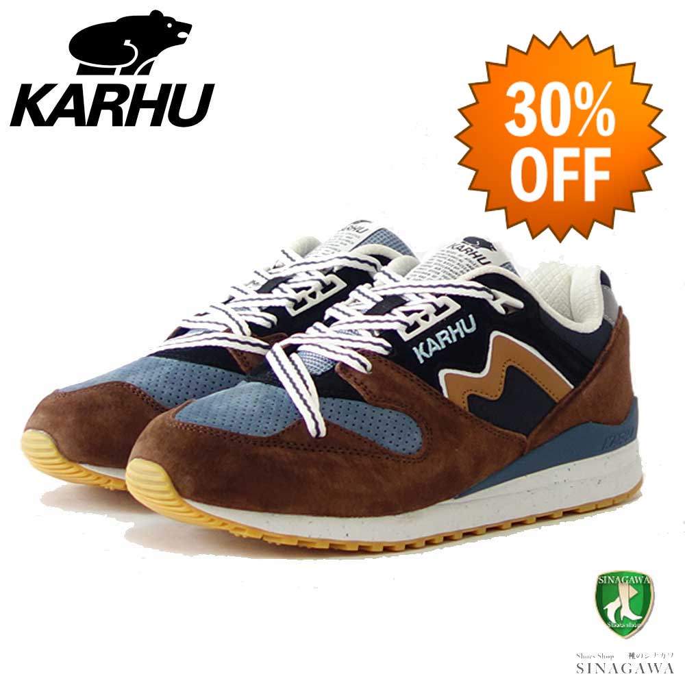【SALE 30%OFF】 カルフ KARHU 802671 シンクロンクラシック カラー：アステカ / ブラウンシュガー（ユニセックス） レザースニーカー ウォーキング エアークッション  「靴」