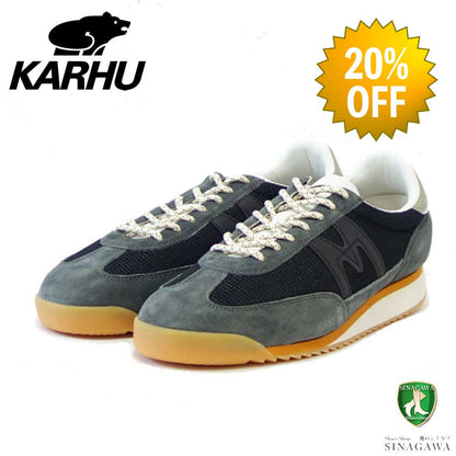 【SALE 20%OFF】 カルフ KARHU メスタリ (MESTARI)  KH 805052 （ユニセックス）GUNMETAL / JET BLACK  軽量スニーカー「靴」