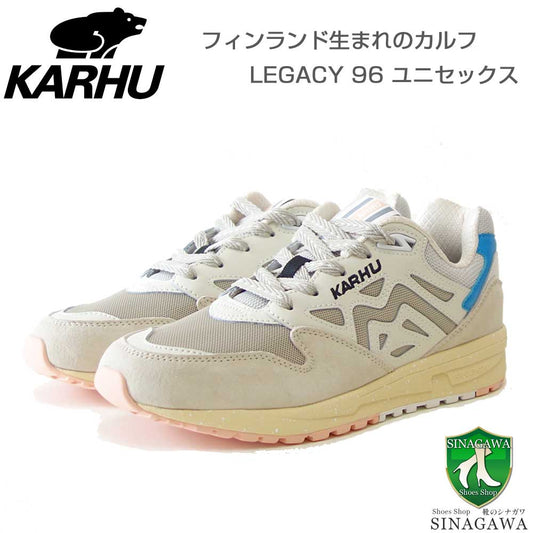 カルフKARHUKH806068LEGACY96（レガシー）カラー：ホワイトキャップグレー/シルバーライニング（ユニセックス）レザースニーカーエアークッションウォーキング「靴」