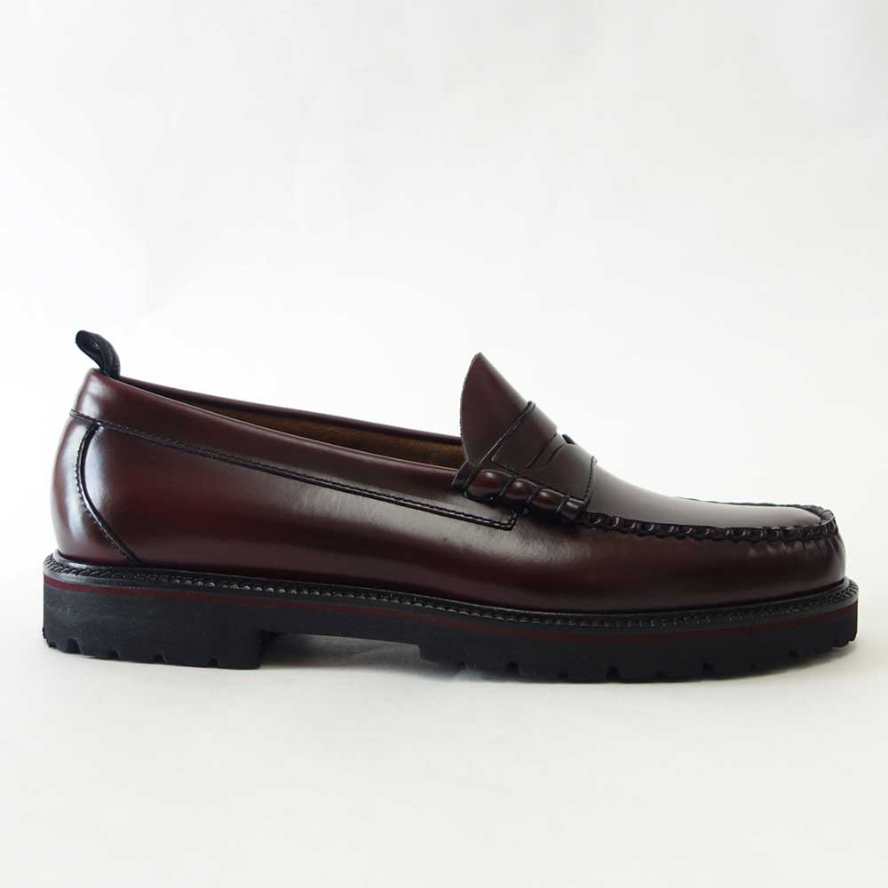 フレッドペリー  FRED PERRY S 8070 158 G.H.Bass Penny Loafer   カラー：OXBLOOD 天然皮革のローファー「靴」