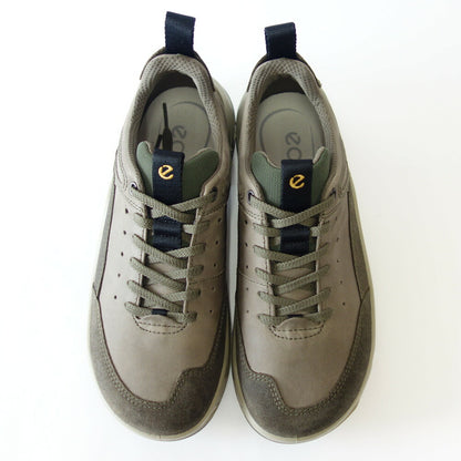 エコー ECCO OFFROAD MEN'S SHOE  グリーン (TARMAC)  82234455894（メンズ）天然皮革 ウォーキング シューズ  コンフォート レザースニーカー ハイキング 旅行 「靴」