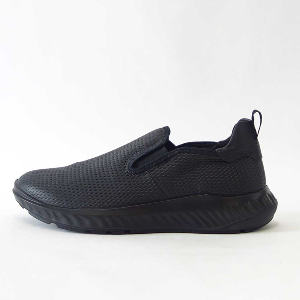 エコー ECCO TH 1F MEN’S LEATHER SLIP ON SHOESブラック 834924 51052（メンズ カジュアル）天然皮革 ウォーキング シューズ  コンフォート レザースニーカー 「靴」