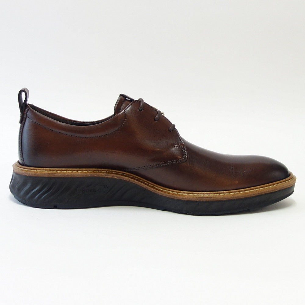 エコー ECCO ST.1 HYBRID PLAIN TOE TIE   836404 01053 コニャック（メンズ）上質レザーのビジネスシューズ プレーントゥ レースアップ「靴」