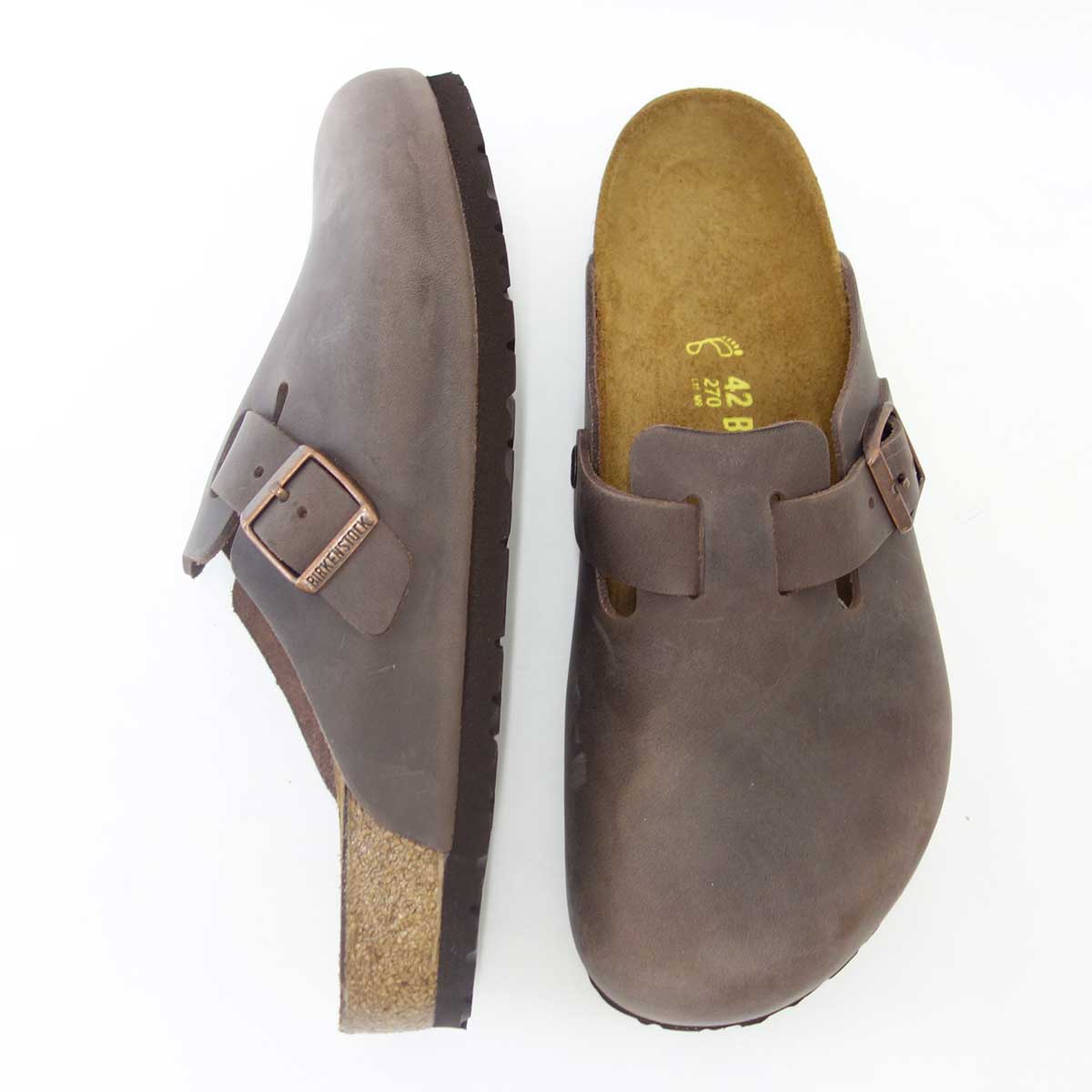 正規品 BIRKENSTOCK（ビルケンシュトック） Boston（ボストン）メンズ GC 860131（オイルドレザー／ハバナ） ドイツ生まれの快適フットベッド（正規輸入品） 「靴」