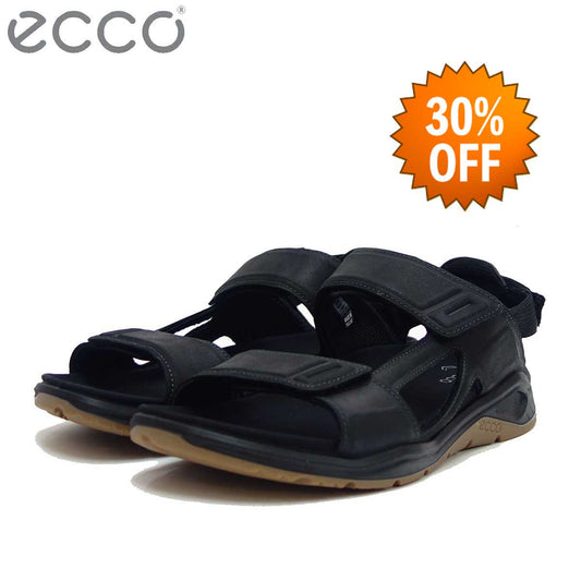【SALE 30%OFF】 エコー ECCO X-TRINSIC M  ブラック 880614（メンズ）３点ストラップ スポーツサンダル「靴」