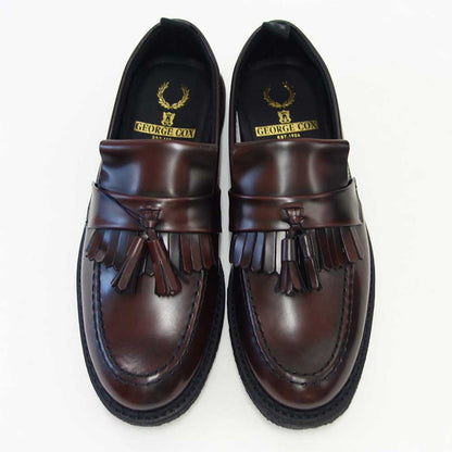 フレッドペリー FRED PERRY B9278 158（ユニセックス）Fred Perry George Cox Tassel Loafer カラー：OXBLOOD スリッポン クレープソール「靴」