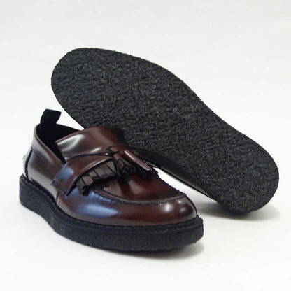 フレッドペリー FRED PERRY B9278 158（ユニセックス）Fred Perry George Cox Tassel Loafer カラー：OXBLOOD スリッポン クレープソール「靴」