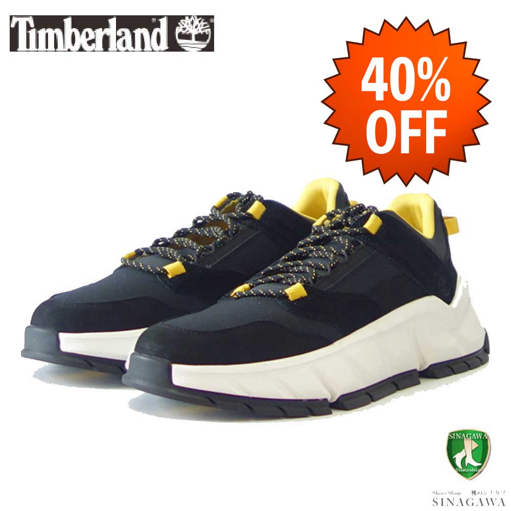 【SALE 40%OFF】 ティンバーランド Timberland ターボ  ロー ハイキング シューズ A417U ブラック （メンズ） ウォーキング スニーカー「靴」