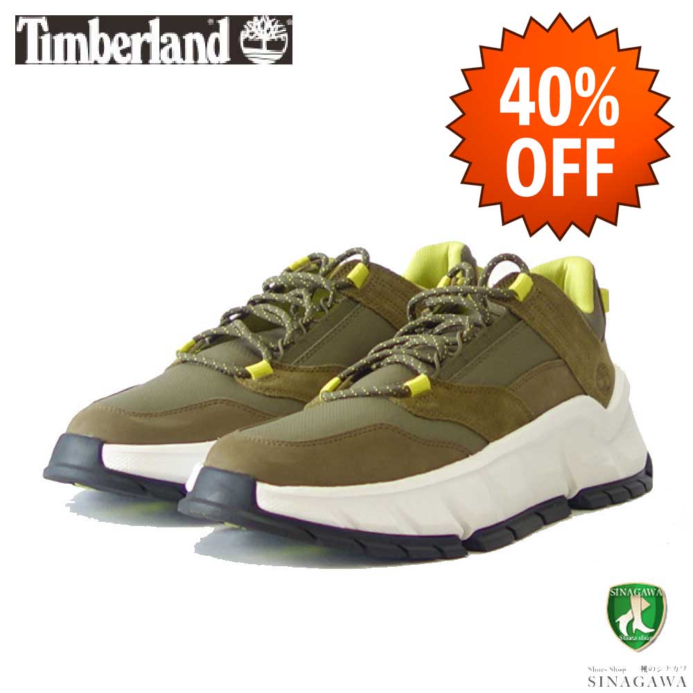 【SALE 40%OFF】 ティンバーランド Timberland ターボ  ロー ハイキング シューズ A41AH ミリタリーオリーブ （メンズ） ウォーキング スニーカー「靴」