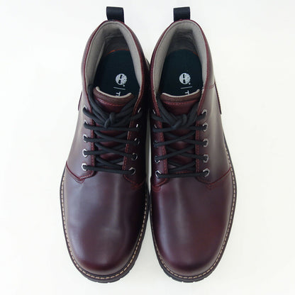 Timberlandティンバーランドa69twiwブリットンロードウォータープルーフチャッカブーツ（バーガンディ）フルグレインレザーアウトドアウォーキング「靴」