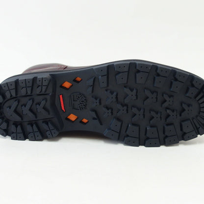 Timberlandティンバーランドa69twiwブリットンロードウォータープルーフチャッカブーツ（バーガンディ）フルグレインレザーアウトドアウォーキング「靴」