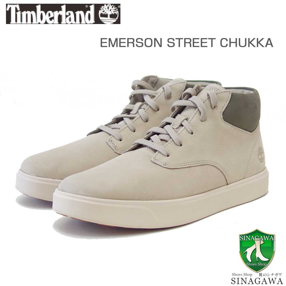 Timberlandティンバーランドa6bw6e02EMERSONSTREETChukka（ライトトープ）ヌバックレザーチャッカブーツアウトドアウォーキングアンクルブーツ「靴」