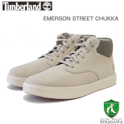 Timberlandティンバーランドa6bw6e02EMERSONSTREETChukka（ライトトープ）ヌバックレザーチャッカブーツアウトドアウォーキングアンクルブーツ「靴」