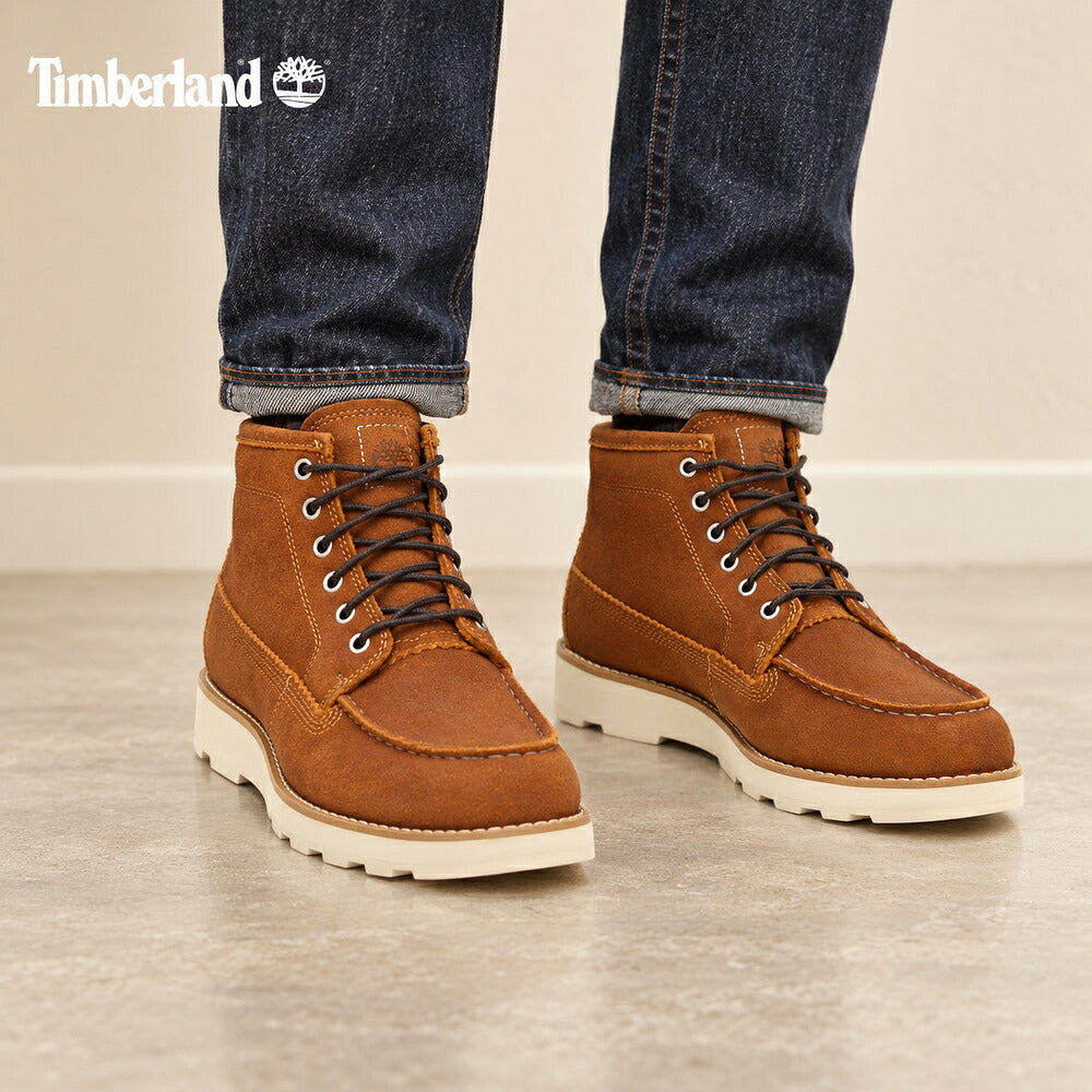 Timberlandティンバーランドa6cepeizブリットンミルズチャッカブーツ（ラストスエード）天然皮革アウトドアショートブーツウォーキング「靴」