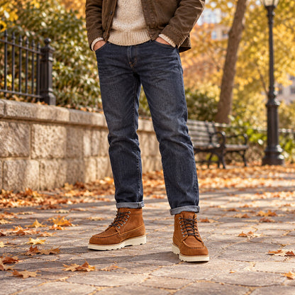 Timberlandティンバーランドa6cepeizブリットンミルズチャッカブーツ（ラストスエード）天然皮革アウトドアショートブーツウォーキング「靴」